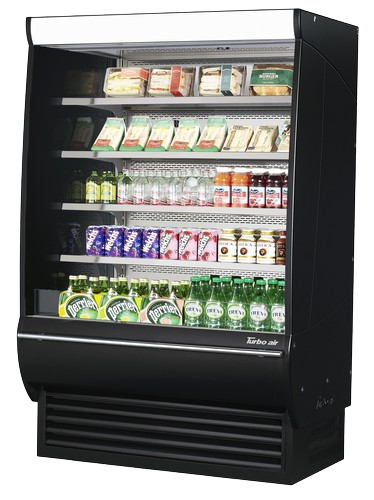 Turbo Air Extra Deep Vertical Open Display Merchandiser