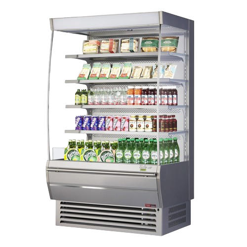 Turbo Air Extra Deep Vertical Open Display Merchandiser