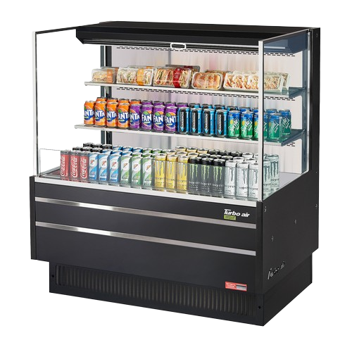 Turbo Air Horizontal Open Display Merchandiser Low Profile