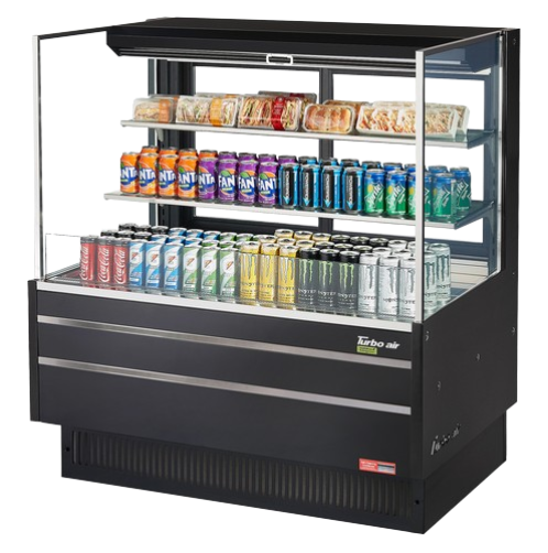 Turbo Air Horizontal Open Display Merchandiser Low Profile