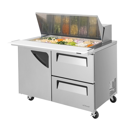 Turbo Air Super Deluxe Sandwich/Salad Mega Top Unit Two-Section