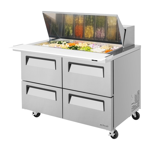 Turbo Air Super Deluxe Sandwich/Salad Mega Top Unit Two-Section