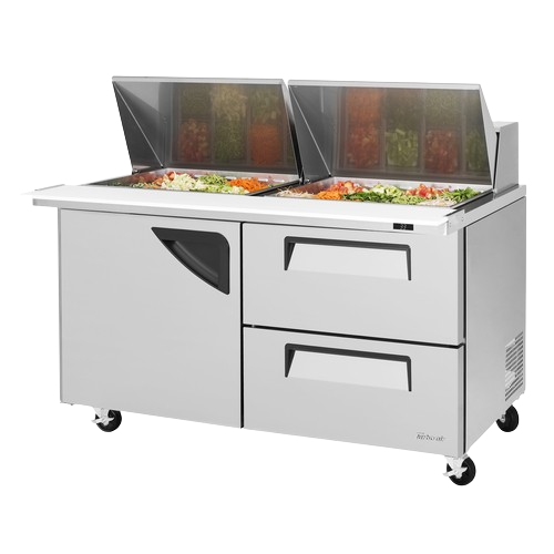 Turbo Air Super Deluxe Sandwich/Salad Mega Top Unit Two-Section