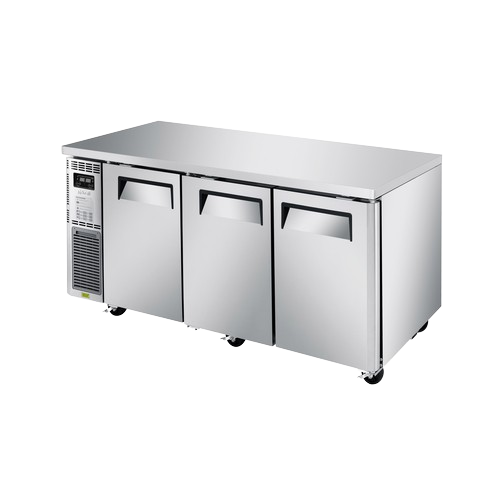 Turbo Air J Series Side Mount Undercounter Dual Temp Refrigerator/Freezer Three-Section