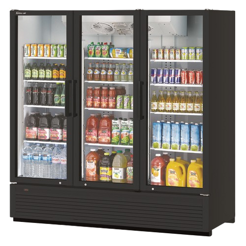 Turbo Air Super Deluxe Three-Section Refrigerated Merchandiser