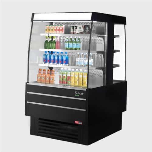 Turbo Air Island Display Self-Serve Refrigerated Merchandiser