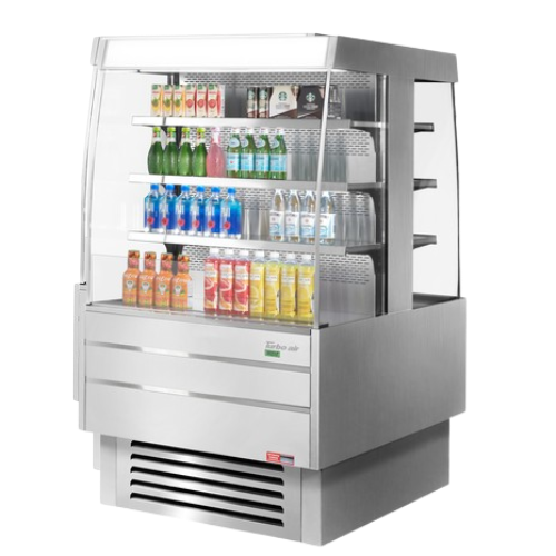 Turbo Air Island Display Self-Serve Refrigerated Merchandiser