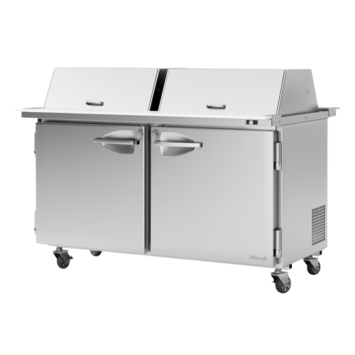 Turbo Air PRO Series Mega Top Sandwich/Salad Prep Table w Dual Sided Lids