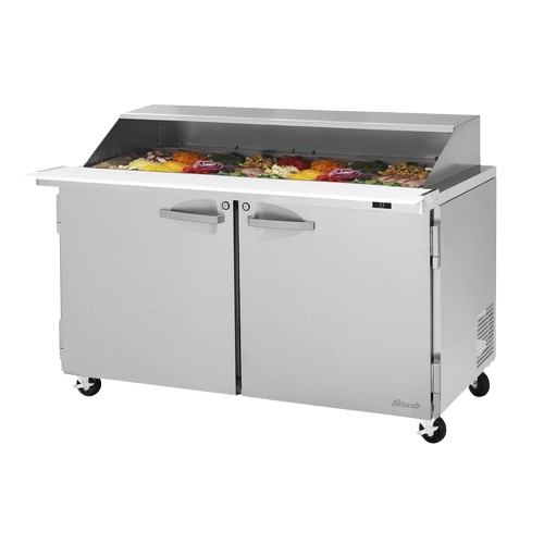 Turbo Air PRO Series Mega Top Sandwich/Salad Prep Table w Slide Lid