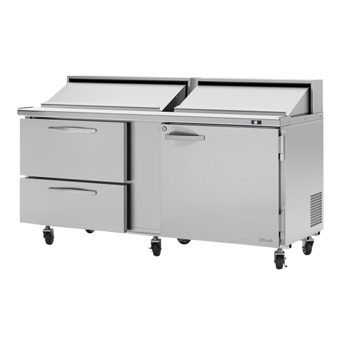 Turbo Air PRO Series Sandwich/Salad Unit- Two Section