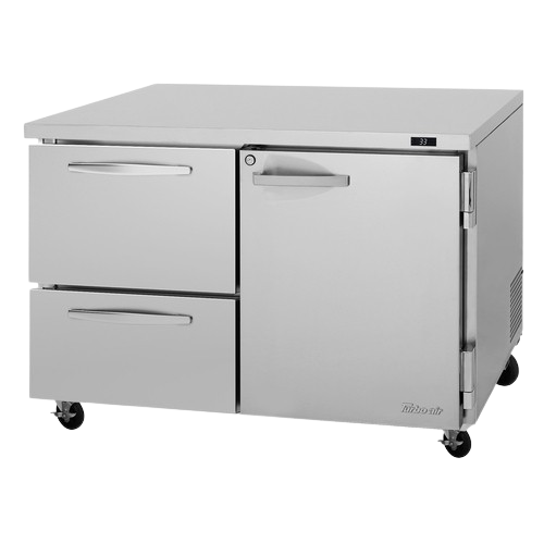 Turbo Air PRO Series Undercounter Refrigerator Two-Section