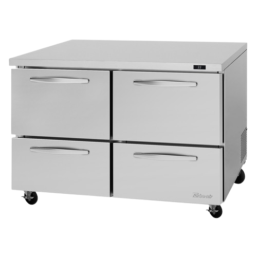 Turbo Air PRO Series Undercounter Refrigerator Two-Section