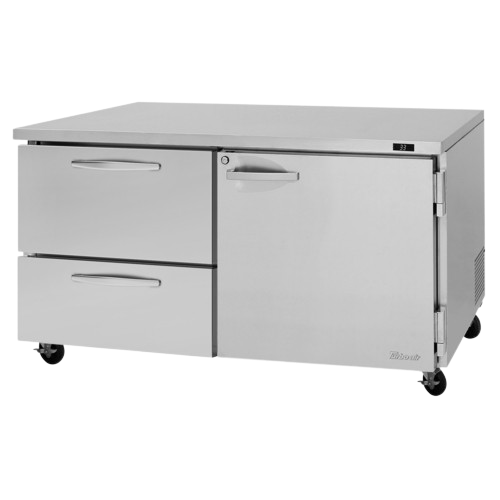 Turbo Air PRO Series Undercounter Refrigerator Two-Section