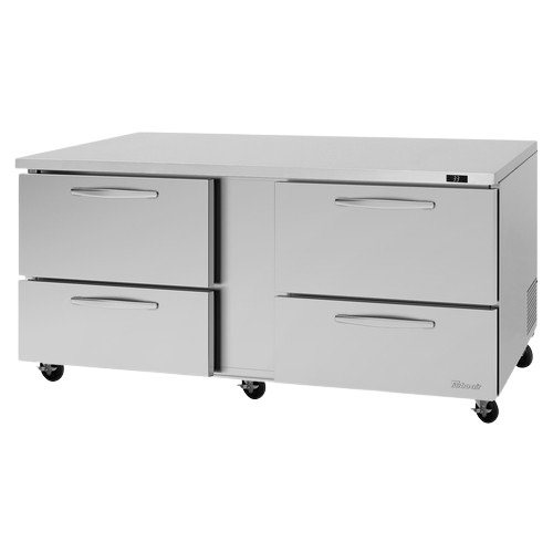 Turbo Air PRO Series Undercounter Refrigerator Two-Section