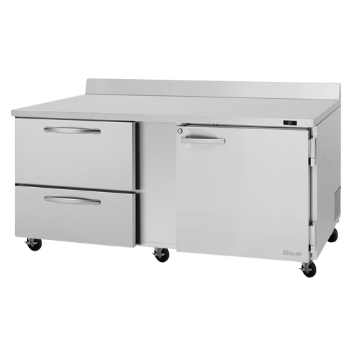 Turbo Air PRO Series Worktop Refrigerator Two-Section