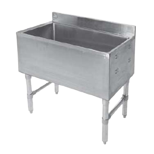 Klinger's Stainless Steel Underbar Ice Chest 18" D x 30" W