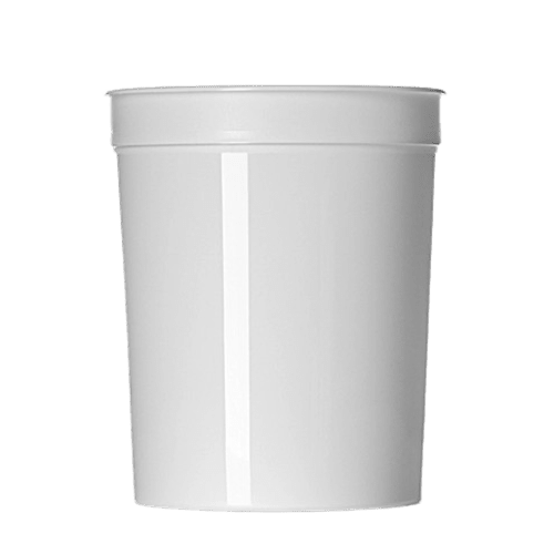 Placon Classic Line HDPE Deli Container White 128 oz. CL128 - 100/Case