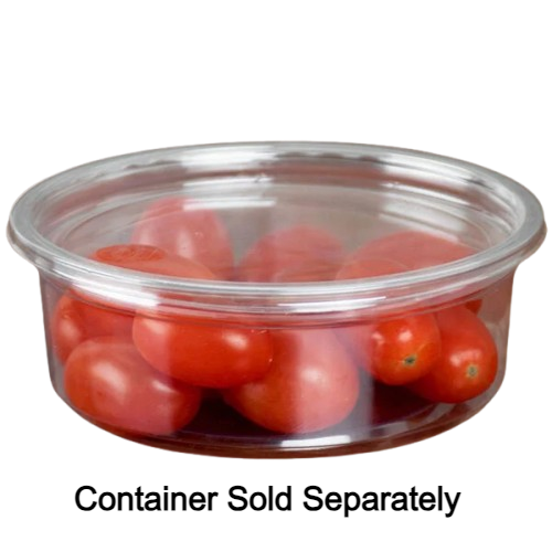 Fabri-Kal Alur Clear PET Plastic Round Deli Container Lid 9501020 - 500/Case