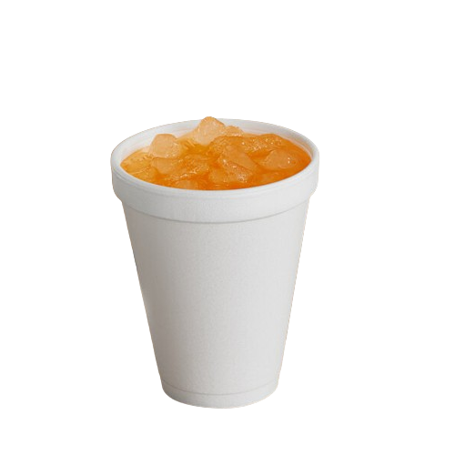 Dart Mfg. White Foam Cup Squat 12 oz. 12J16 - 1000/Case