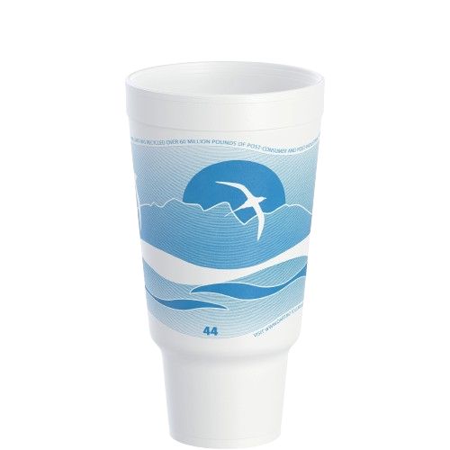 Dart Mfg. Foam Horizon Print Cup 44 oz. 44AJ32H - 300/Case