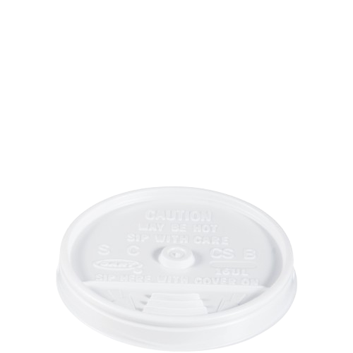 Dart Mfg. Sip Through Lid White 16UL - 1000/Case