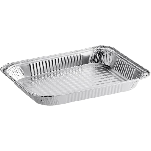 Aluminum Foil Pan Half Size Shallow Depth - 100/Case