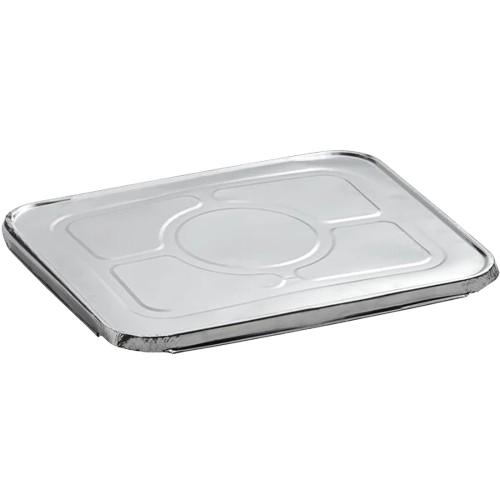 Aluminum Half Size Foil Pan Lid - 100/Case