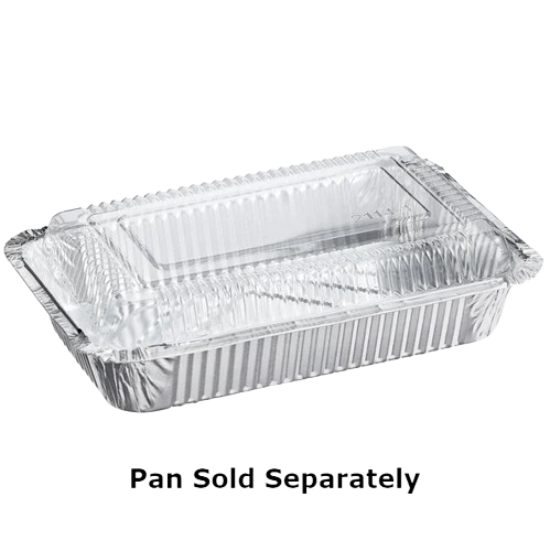 HFA Clear Dome Lid For 1-1/2 lb. Aluminum Foil Pan 2060-DL - 500/Case