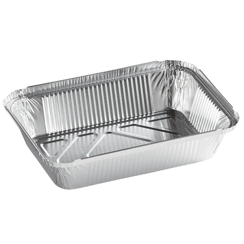 HFA Oblong Foil Pan 2-1/4 lb. 2062-30-500 - 500/Case