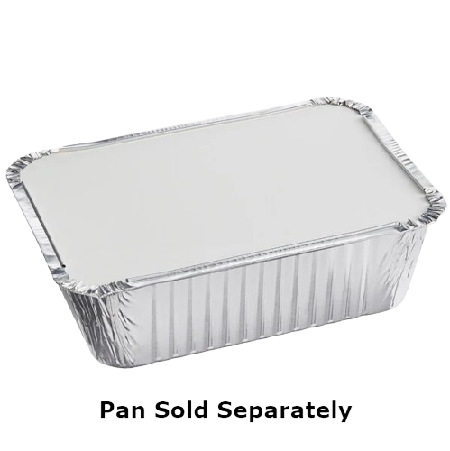 Board Lid For 5 lb. Aluminum Oblong Foil Pan - 250/Case