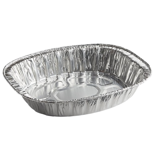 Large Foil Oval Roaster - 25/Case