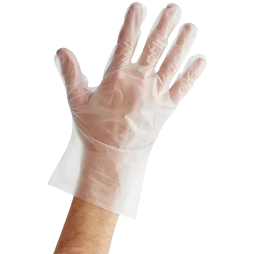 ETPEMQS Thermoplastic Gloves Clear Small - 2000/Case