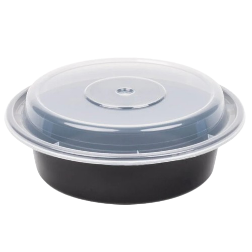 Microwaveable Plastic Container Round 16 oz. - 150/Case