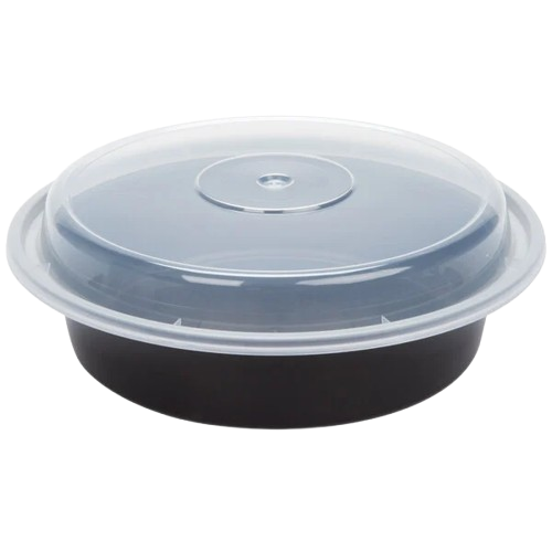 Microwaveable Plastic Container Round 24 oz. - 150/Case