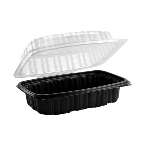 Anchor Packaging Hinged 1 Compartment Microwaveable Container 6" x 9" x 3" CC6911 - 100/Case