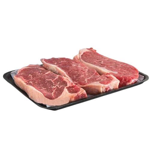 Foam Meat Tray (#38/8S) Black 8-1/4" x 10-1/2" x 1/2" - 500/Case