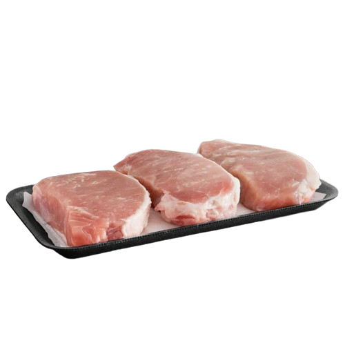 Foam Meat Tray (#10S) Black 10-3/4" x 5-3/4" x 1/2" - 500/Case