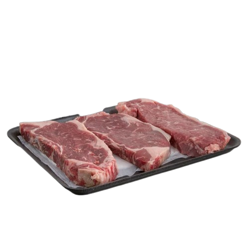 Foam Meat Tray (#12S) Black 11" x 9" x 1/2" - 250/Case