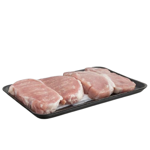 Foam Meat Tray (#16S) Black 11-3/4" x 7-1/2" x 5/8" - 250/Case