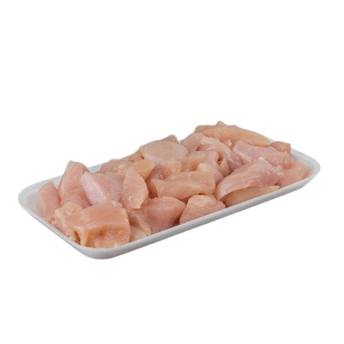 Foam Meat Tray (#17S) White 8-1/4" x 4-1/2" x 1/2" - 1000/Case