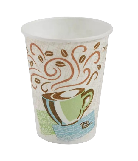 Dixie PerfecTouch Insulated Hot/Cold Paper Cups 12 oz. - 1000/Case