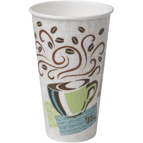 Dixie PerfecTouch Insulated Hot/Cold Paper Cups 16 oz. - 500/Case