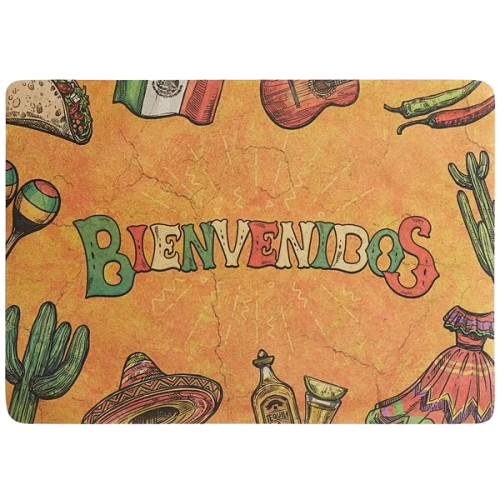 Fiesta Themed Interactive Placemat 10" x 14" - 1000/Case