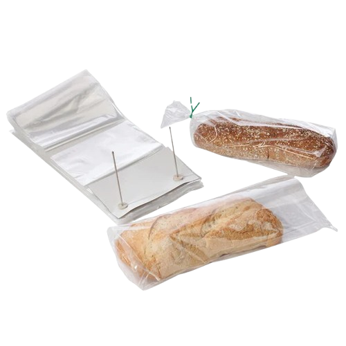 Poly Bread Bag Clear Wicketed 11" x 4" x 14" 1 Mil - 1000/Case