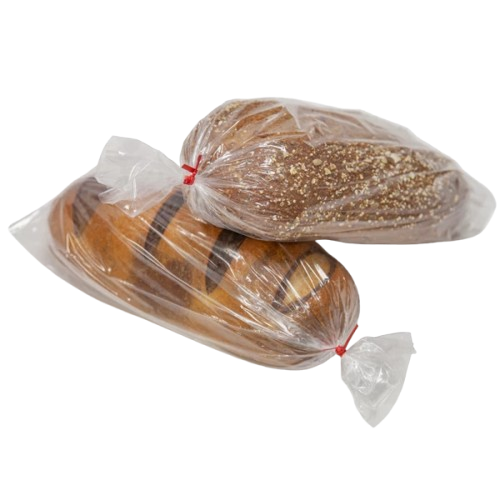 Poly Bread Bag Clear 5.5" x 4.75" x 15" 1 Mil - 1000/Case