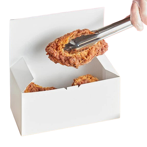 Take Out Dinner/Chicken Box with Tuck Top White 9" x 5" x 4" - 250/Case