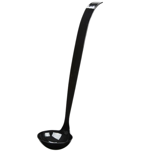 Fineline Black Punch Ladle 2 oz. 3306-BK