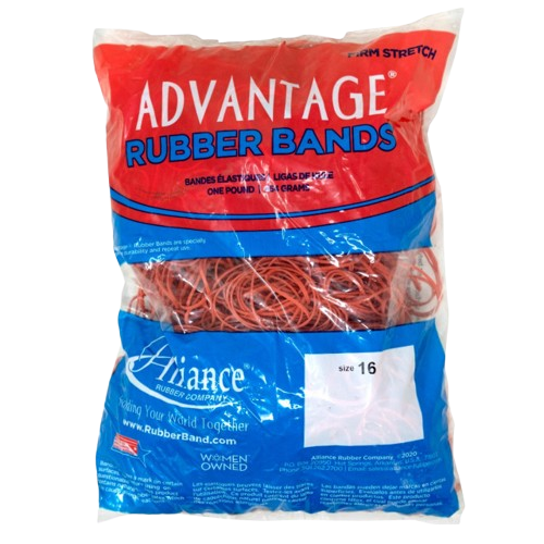 Rubber Band #16 Red - 2 Lb. Bag