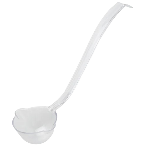 Fineline Clear Plastic Disposable Ladle 1.75 oz. 530.CL