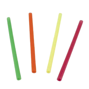 Straws Neon Fat 6" - 3000/Case